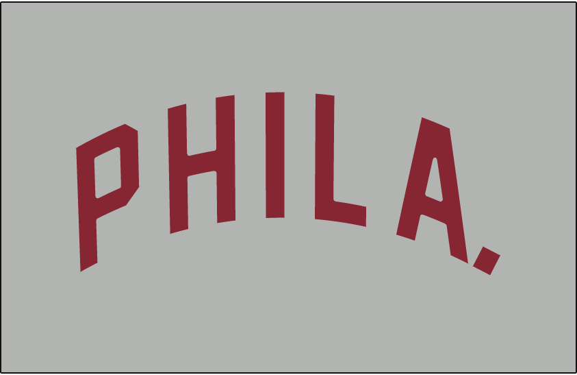 Philadelphia Phillies 1900 Jersey Logo fabric transfer